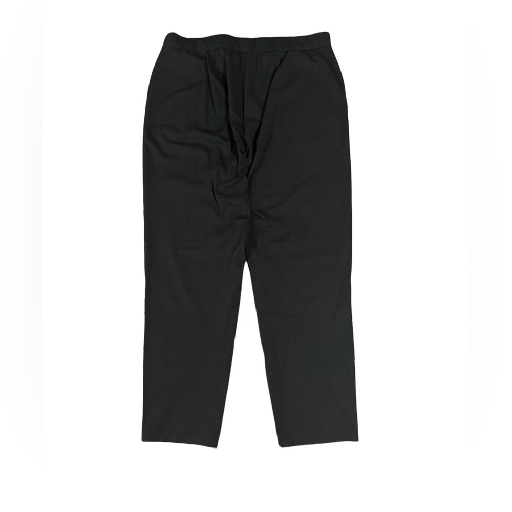Eileen Fisher Women pull on pants Stretch Crepe Slim Ankle size large - Picture 3 of 9